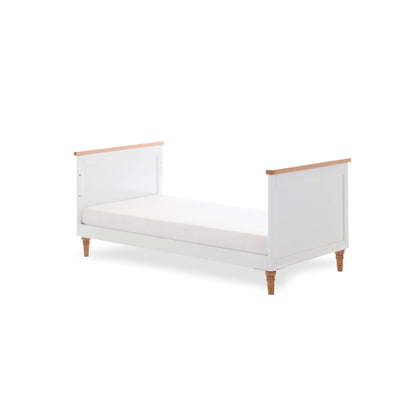 Obaby Orla Cot Bed - White with Oak-Dreamy Nursery