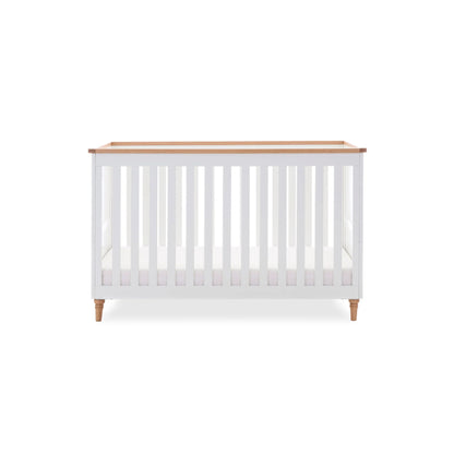 Obaby Orla Cot Bed - White with Oak-Dreamy Nursery