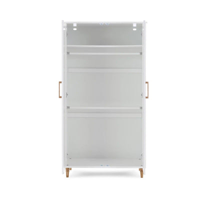 Obaby Orla Double Wardrobe - White with Oak-Dreamy Nursery