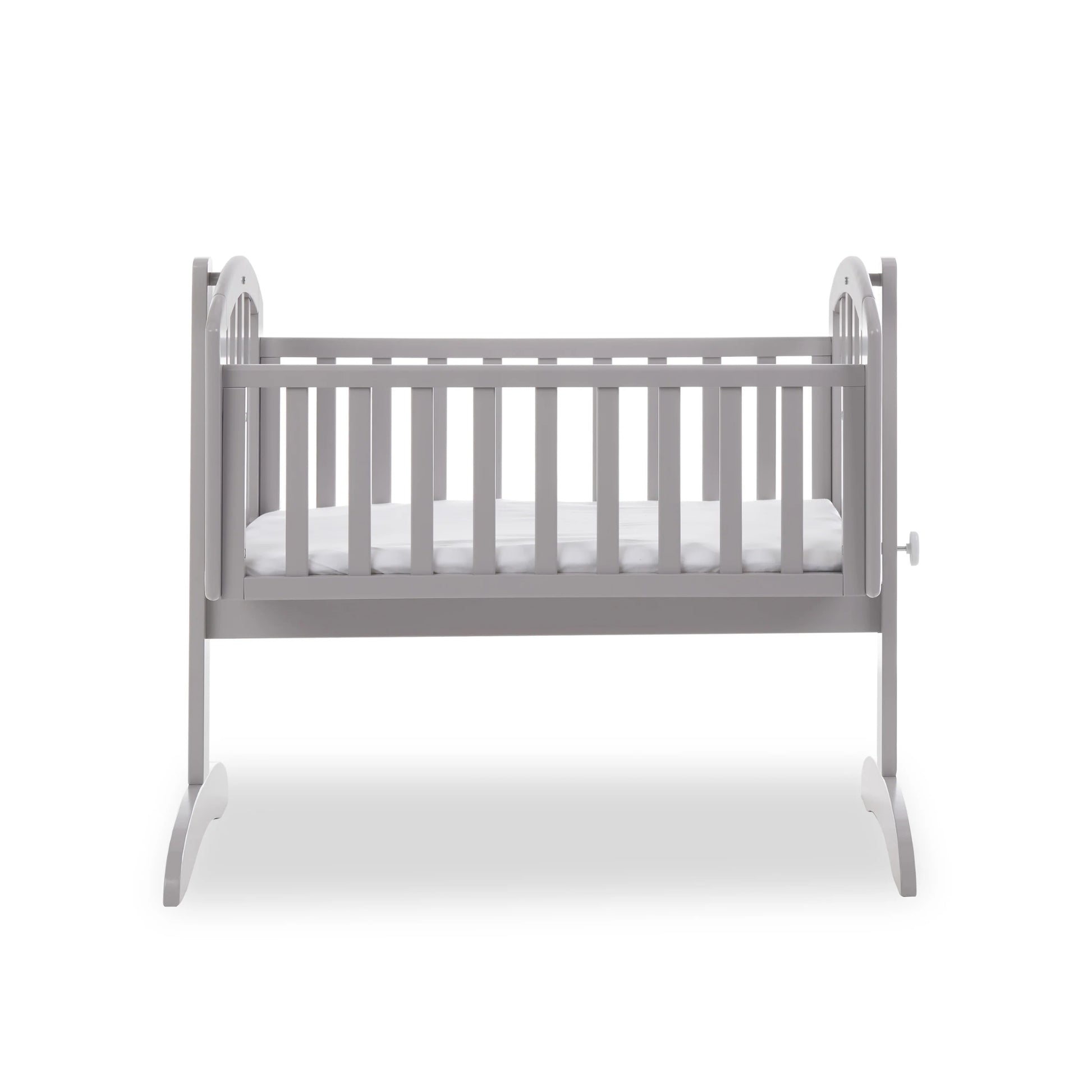 Obaby Sophie Swinging Crib - Warm Grey-Dreamy Nursery