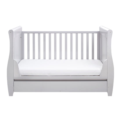 Stella Sleigh Cot Bed - Grey