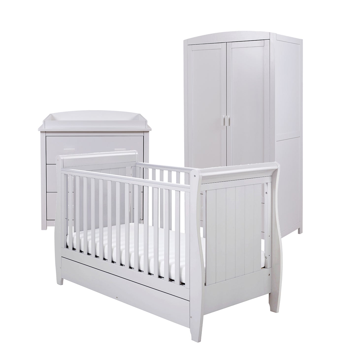 Stella 3 Piece Nursery Room Set - Grey