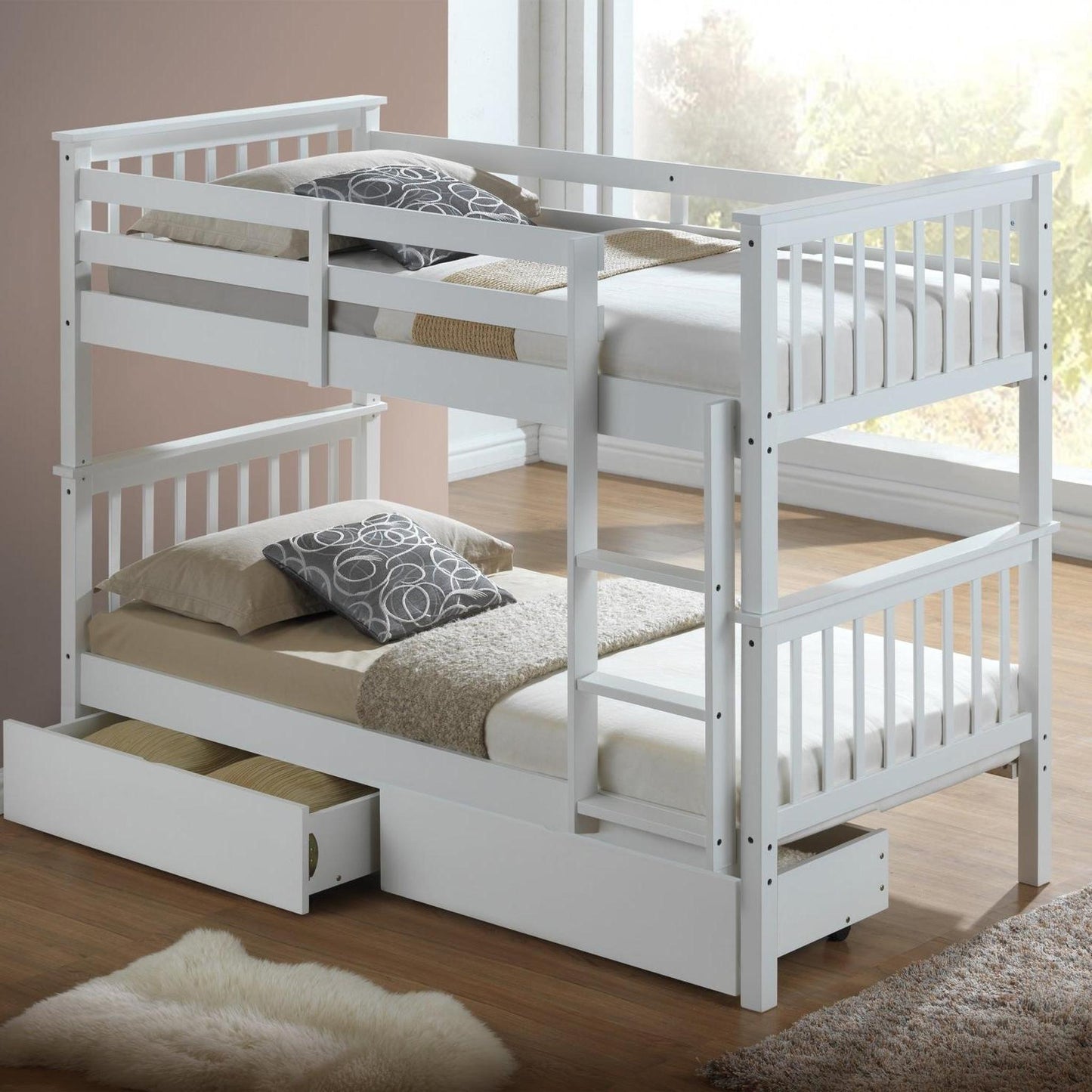 The Artisan Bed Company Bunk Bed - Whte-Dreamy Nursery