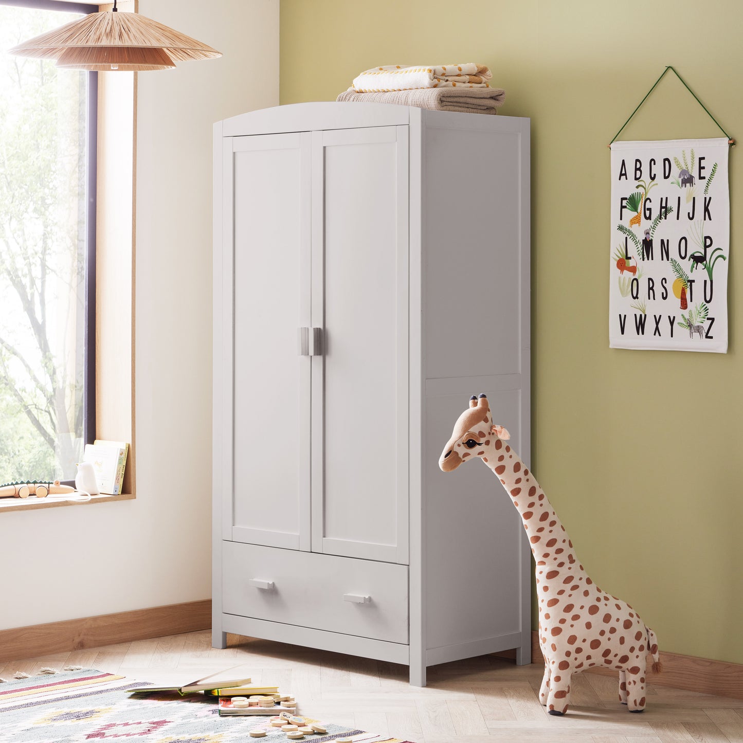 Universal Nursery Wardrobe – Grey