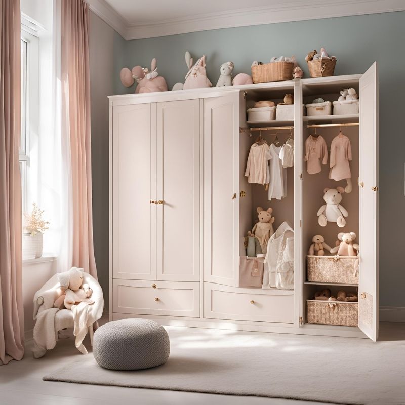 Purely Petite - Luxury Blush Nursery Wardrobe