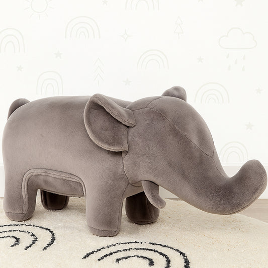 Orsina Elephant Animal Chair - Grey