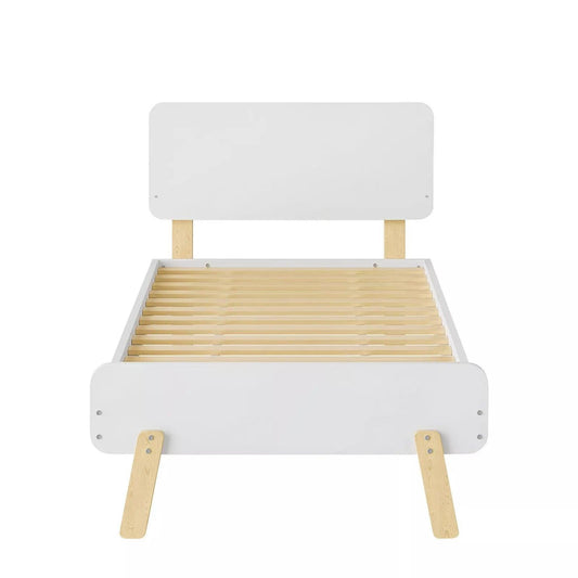 Amani Atlantic Single Bed - White-Dreamy Nursery