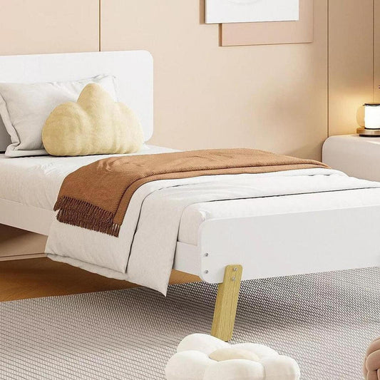 Amani Atlantic Single Bed - White-Dreamy Nursery