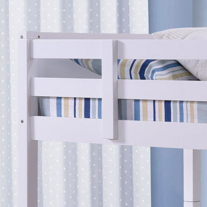 Amani Bedford Bunk Bed - White-Dreamy Nursery