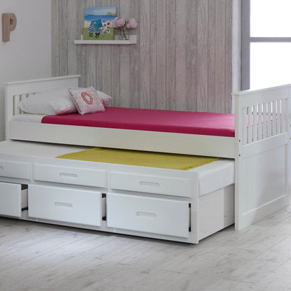 Amani Captains Underbed - White-Dreamy Nursery