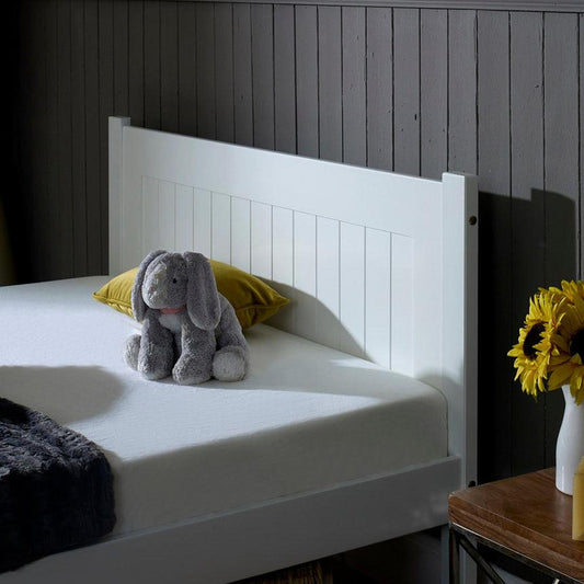 Amani Clifton Single Bed - White-Dreamy Nursery