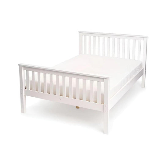 Amani Devon Single Bed - White-Dreamy Nursery