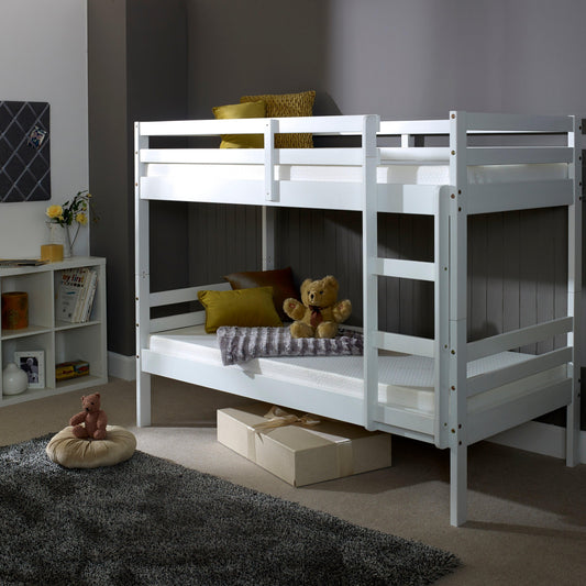 Amani Durham Bunk Bed - White-Dreamy Nursery