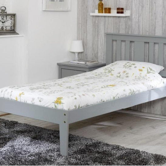 Amani Kingston Single Bed - Grey-Dreamy Nursery