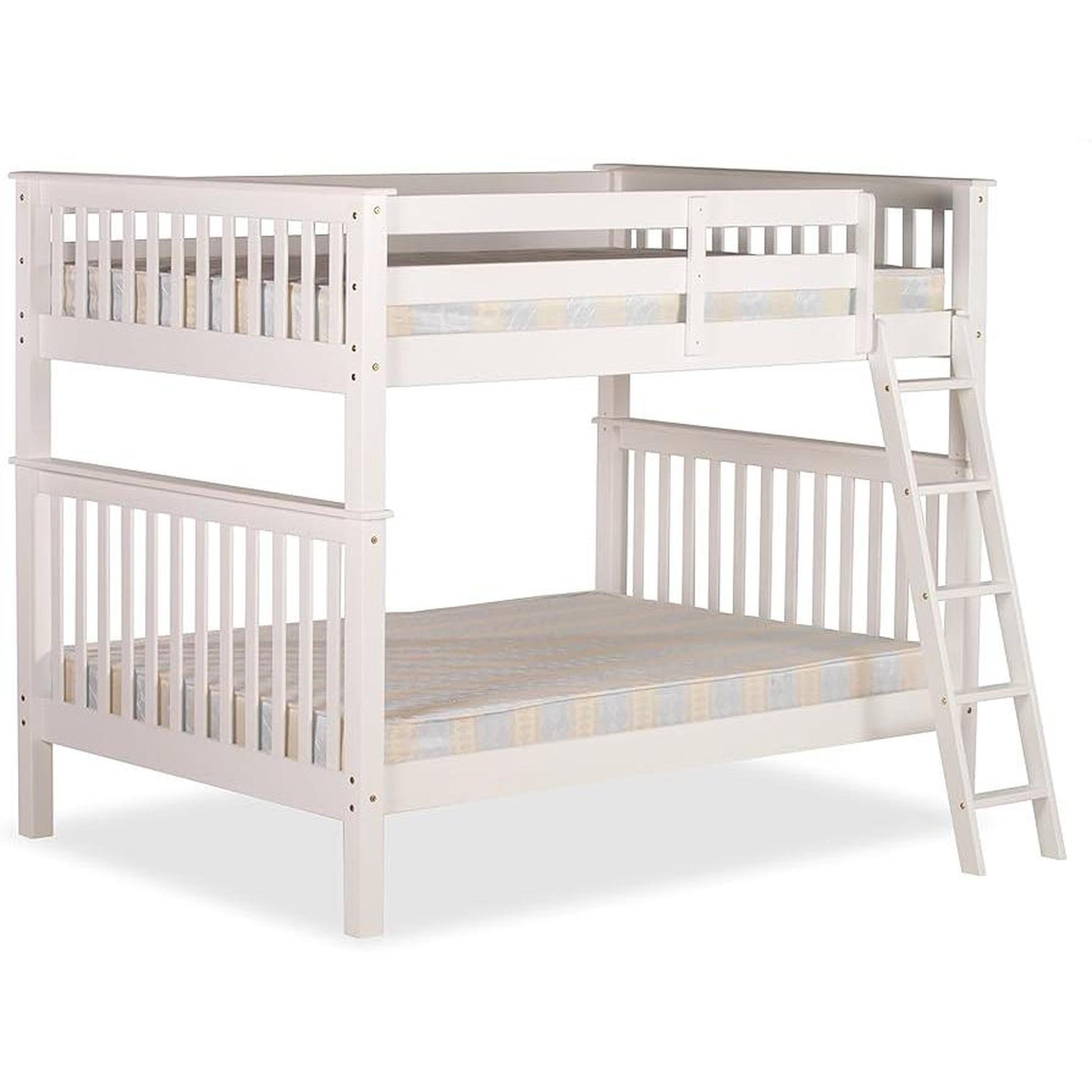 Amani Malvern Bunk Bed (4ft) - White-Dreamy Nursery