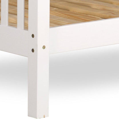 Amani Malvern Bunk Bed (4ft) - White-Dreamy Nursery