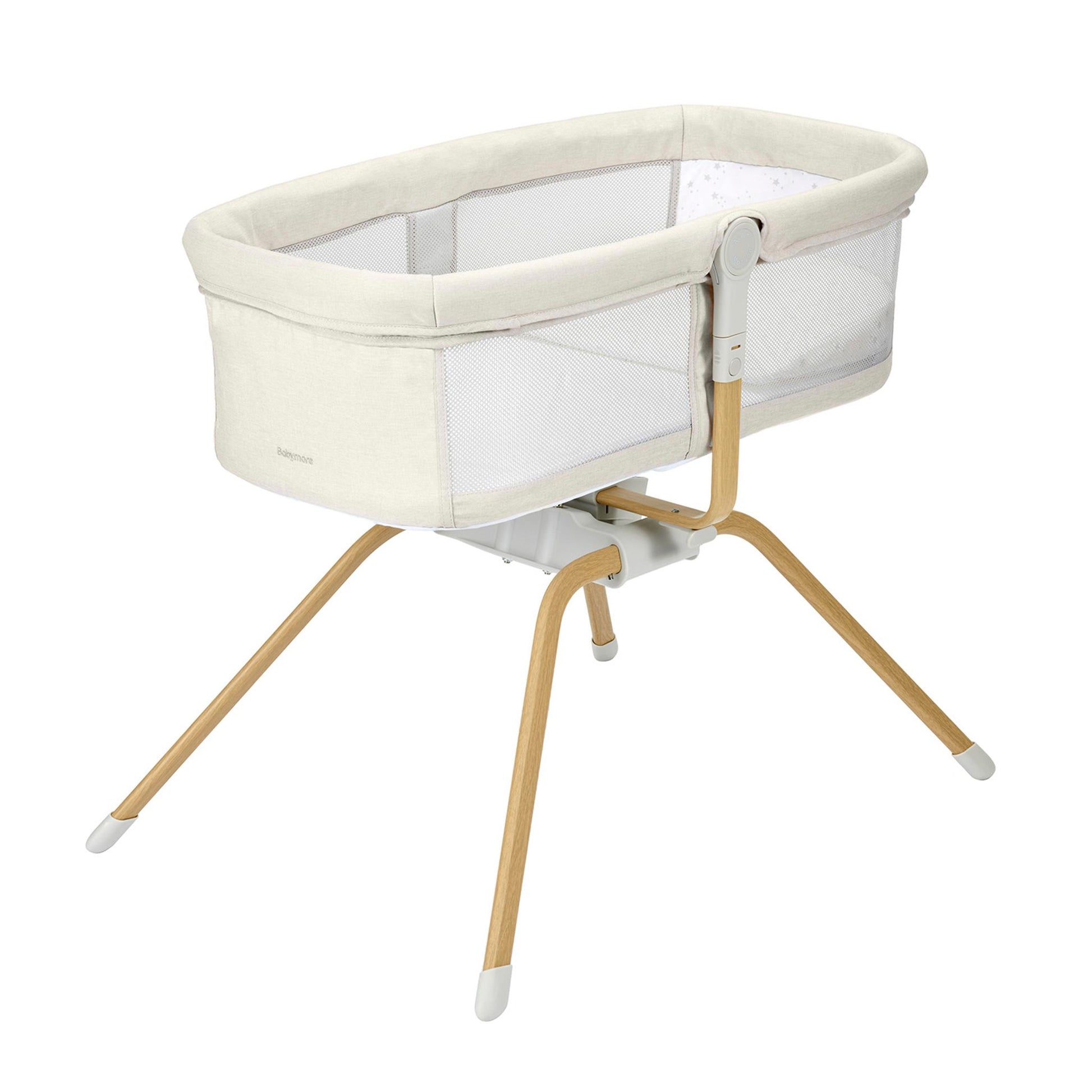 Babymore Air Motion Gliding Crib – Cream-Dreamy Nursery