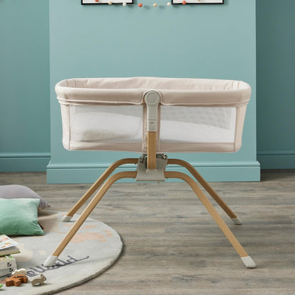 Babymore Air Motion Gliding Crib – Cream-Dreamy Nursery