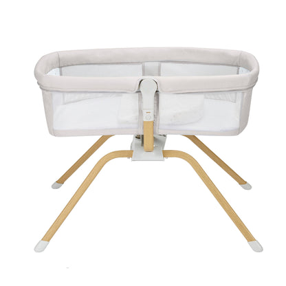 Babymore Air Motion Gliding Crib – Grey-Dreamy Nursery