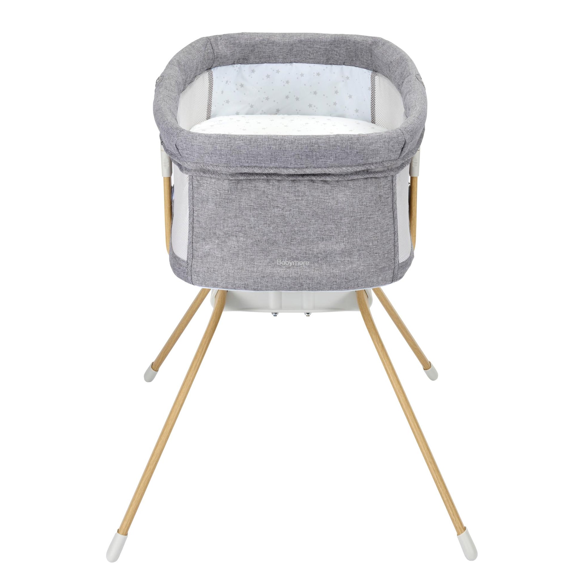 Babymore Air Motion Gliding Crib – Slate-Dreamy Nursery