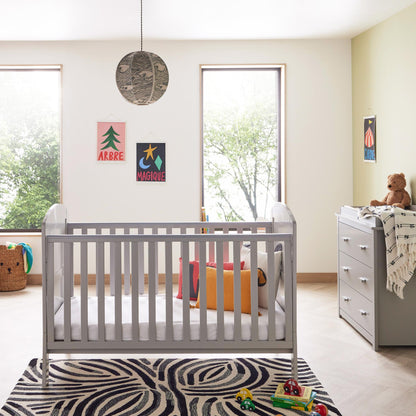 Babymore Aston 2 Piece Nursery Room Set - Grey-Dreamy Nursery