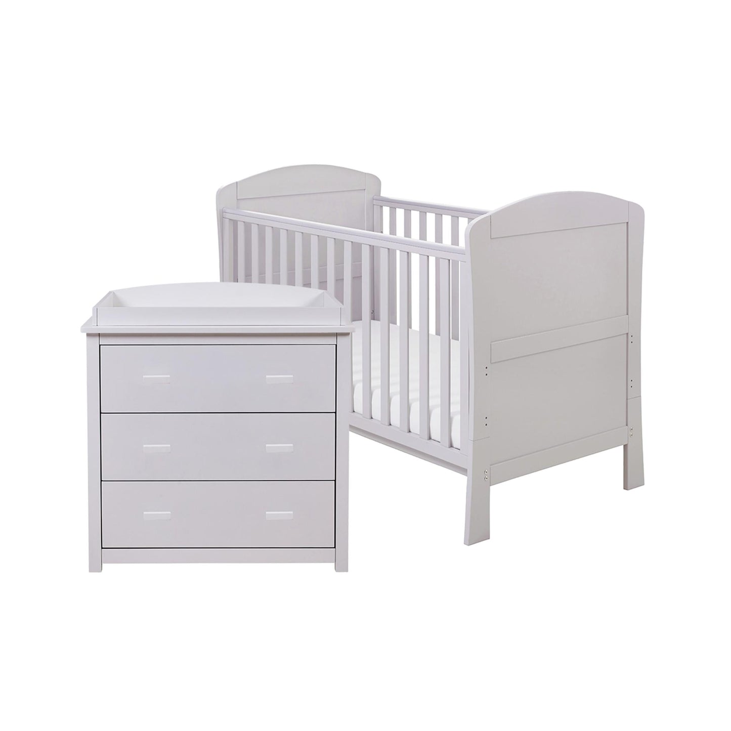 Babymore Aston 2 Piece Nursery Room Set - Grey-Dreamy Nursery
