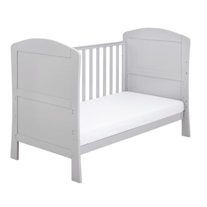 Babymore Aston Drop Side Cot Bed – Grey-Dreamy Nursery