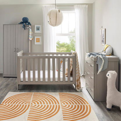 Babymore Caro 3 Piece Nursery Furniture Set – Grey Wash-Dreamy Nursery
