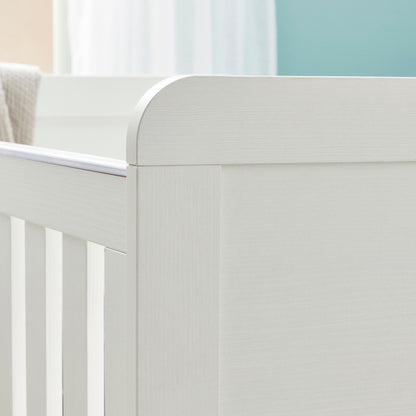 Babymore Caro Cot Bed – White Wash-Dreamy Nursery