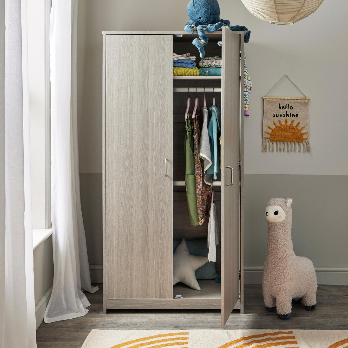 Babymore Caro Mini 3 Piece Room Set - Grey Wash-Dreamy Nursery
