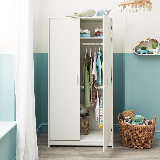 Babymore Caro Mini 3 Piece Room Set - White Wash-Dreamy Nursery
