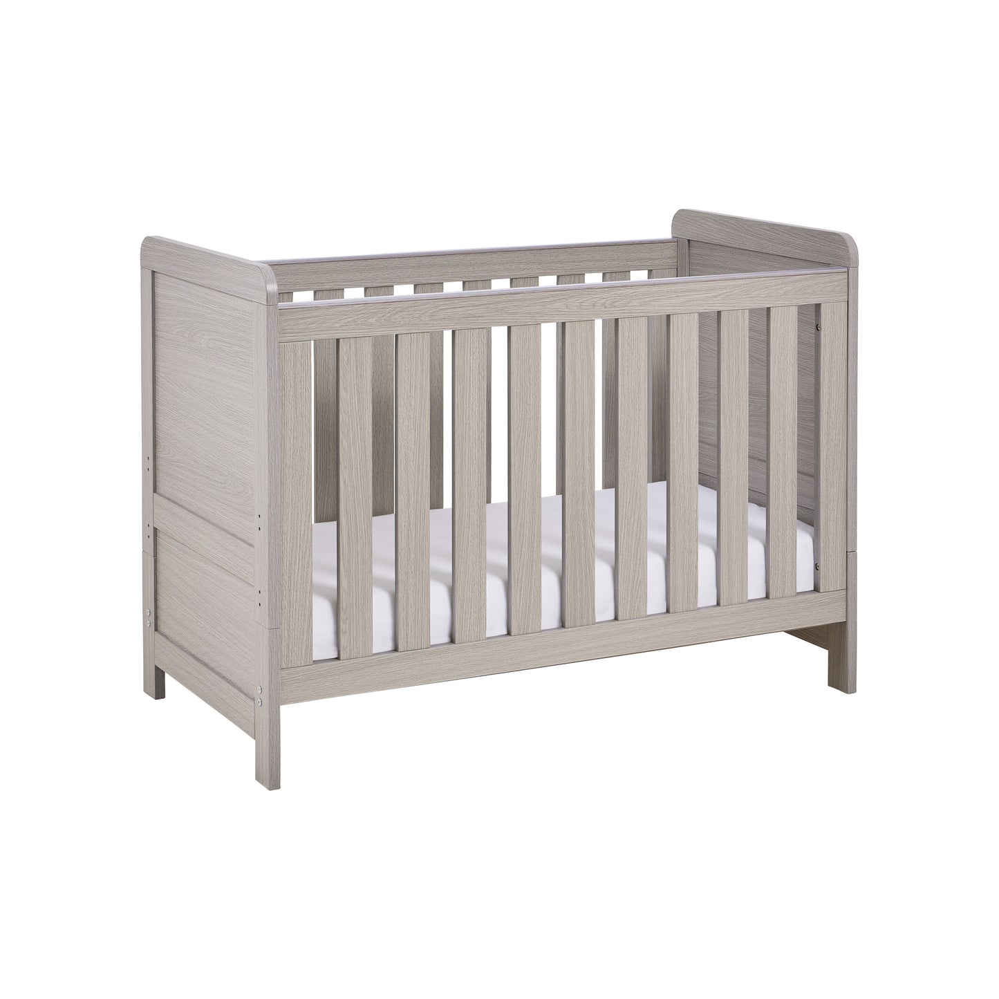 Babymore Caro Mini Cot Bed - Grey Wash-Dreamy Nursery