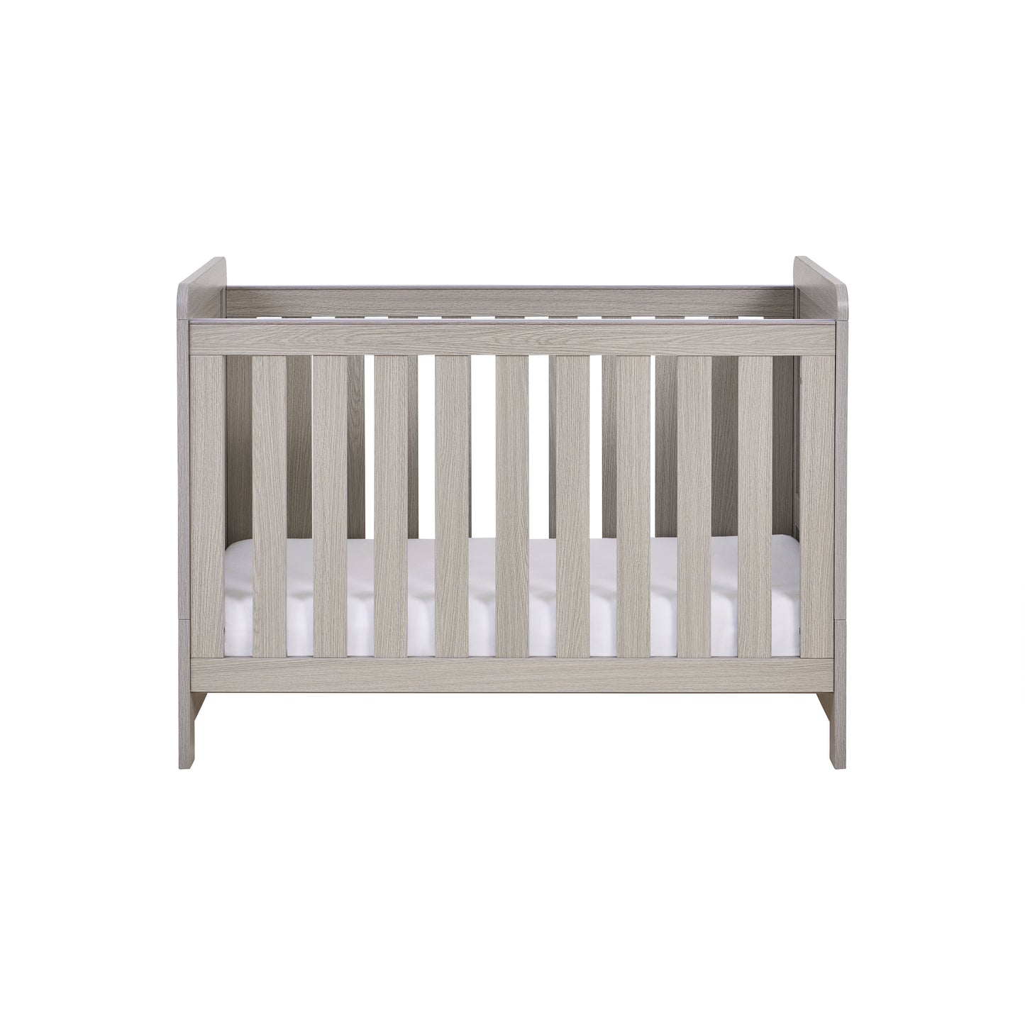 Babymore Caro Mini Cot Bed - Grey Wash-Dreamy Nursery