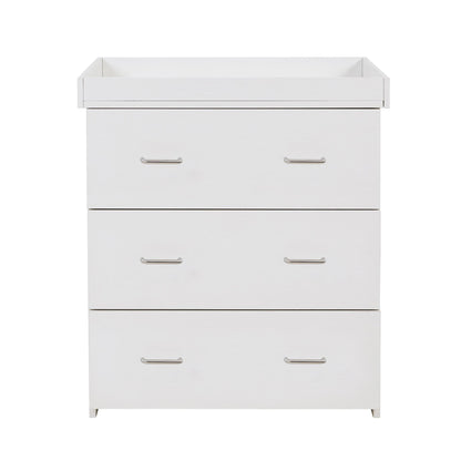 Babymore Caro Nursery Chest Changer - White Wash-Dreamy Nursery