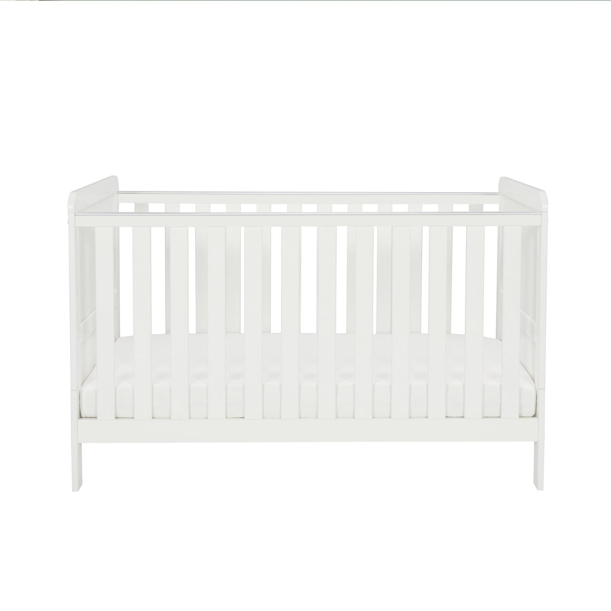Babymore Caro Urban Cot Bed – White-Dreamy Nursery