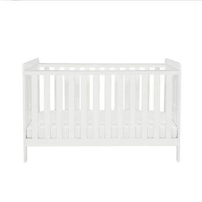 Babymore Caro Urban Cot Bed – White-Dreamy Nursery