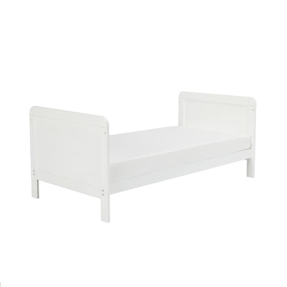 Babymore Caro Urban Cot Bed – White-Dreamy Nursery