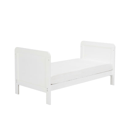 Babymore Caro Urban Mini Cot Bed - White-Dreamy Nursery