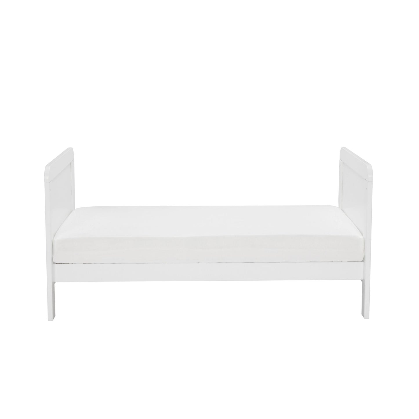 Babymore Caro Urban Mini Cot Bed - White-Dreamy Nursery