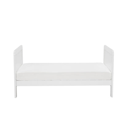 Babymore Caro Urban Mini Cot Bed - White-Dreamy Nursery