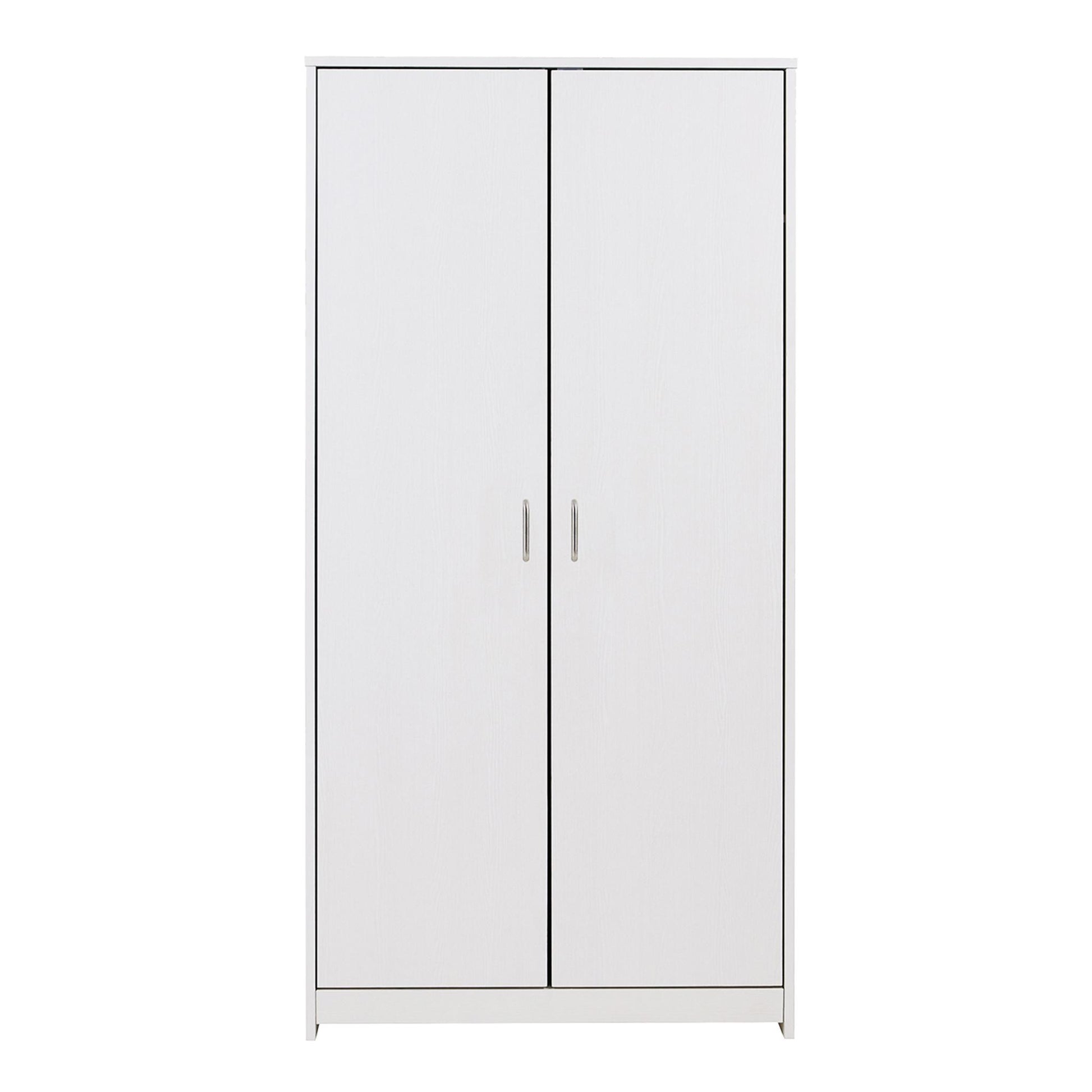 Babymore Caro Wardrobe - White Wash-Dreamy Nursery