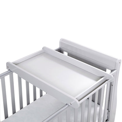 Babymore Cot Top Changer - Grey-Dreamy Nursery