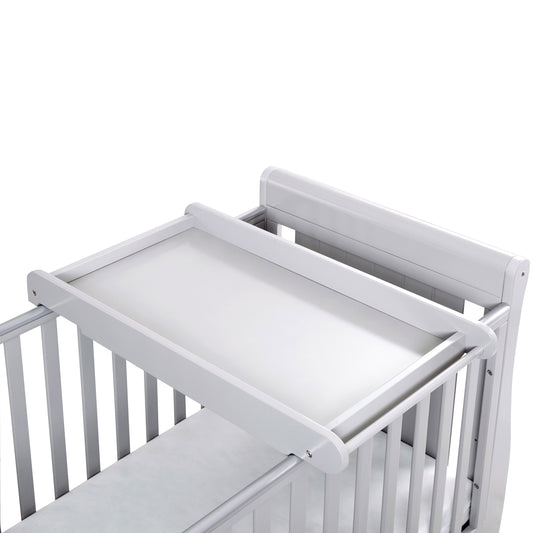 Babymore Cot Top Changer - Grey-Dreamy Nursery