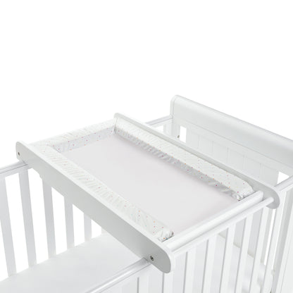 Babymore Cot Top Changer - White-Dreamy Nursery