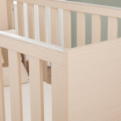 Babymore Dante Cot Bed – Natural-Dreamy Nursery
