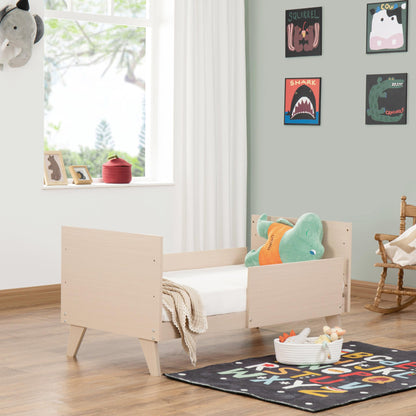 Babymore Dante Mini Cot Bed - Natural-Dreamy Nursery