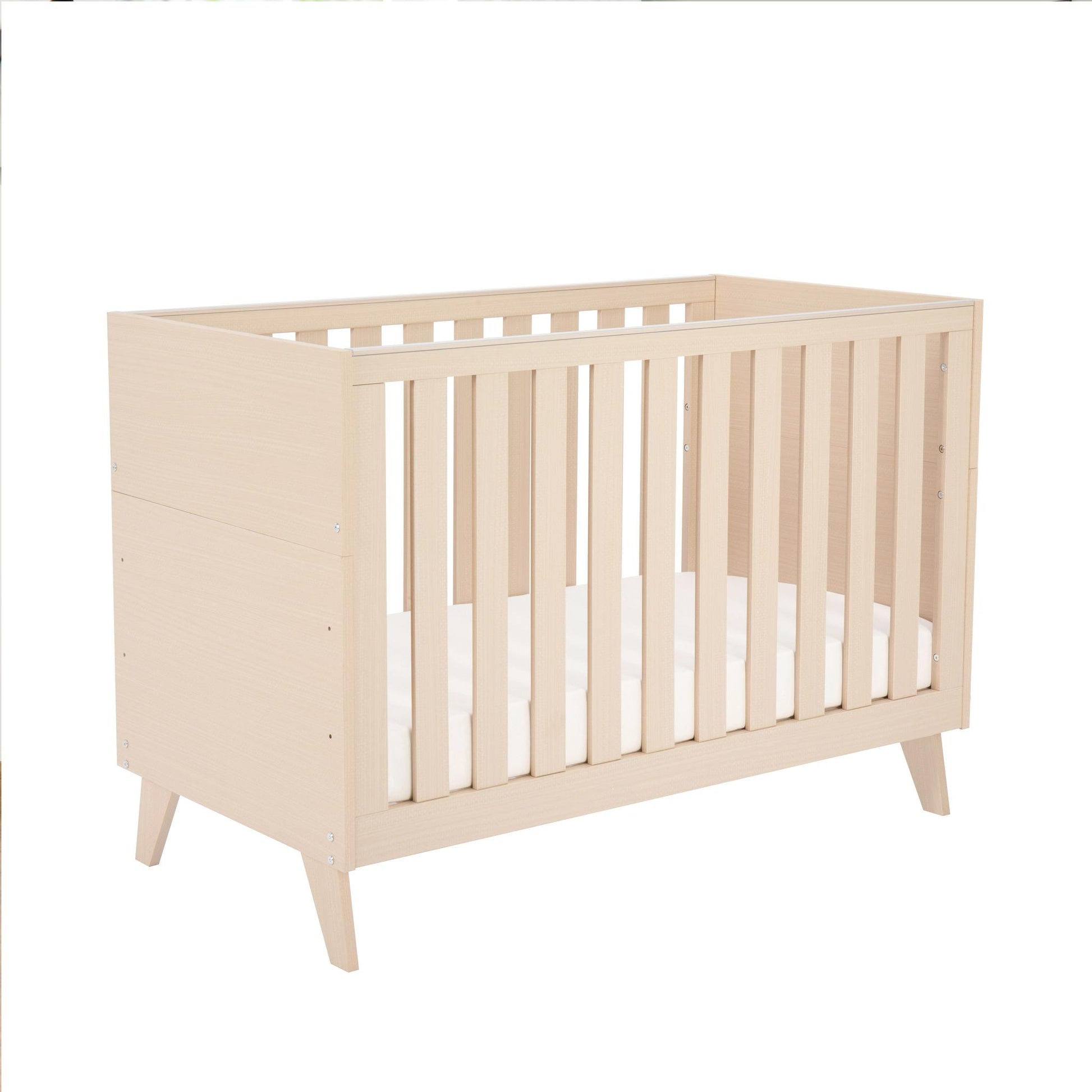 Babymore Dante Mini Cot Bed - Natural-Dreamy Nursery