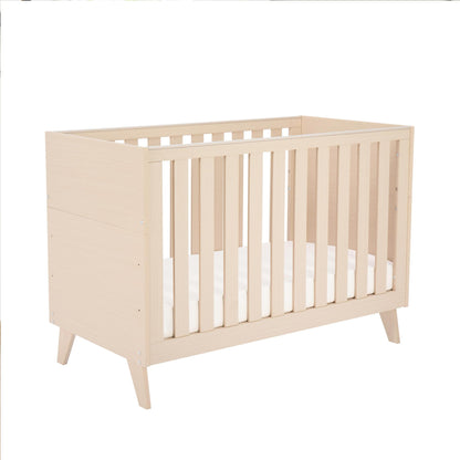 Babymore Dante Mini Cot Bed - Natural-Dreamy Nursery