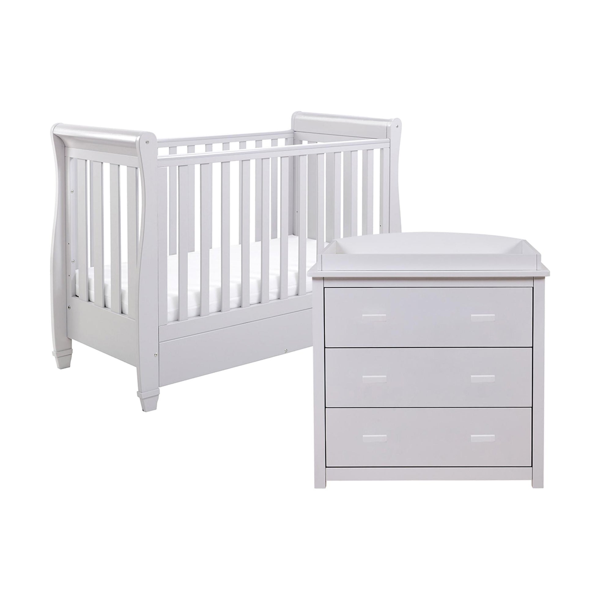 Babymore Eva Mini 2 Piece Nursery Room Set - Grey-Dreamy Nursery