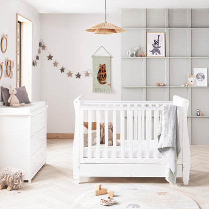 Babymore Eva Mini 2 Piece Nursery Room Set - White-Dreamy Nursery